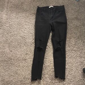 Abercombie and Fitch Curve Love Super Skinny Ankle High Rise